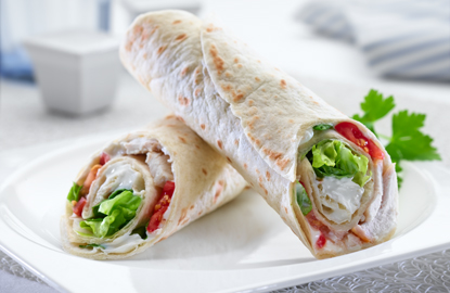chicken salad wrap