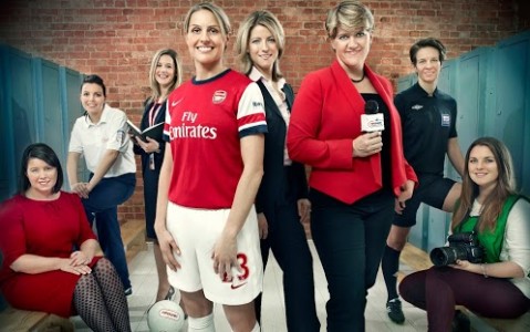 Clare Balding is leading an exclusively female line-up of sporting stars to launch the npower What’s Your Goal campaign