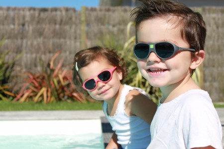 sunglasses kids posing