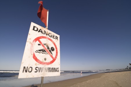 RLSS Summer Safety - danger sign media