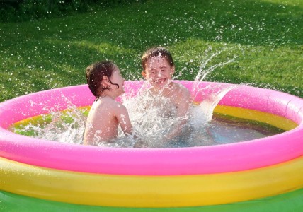 RLSS Summer safety - paddling pool fun media