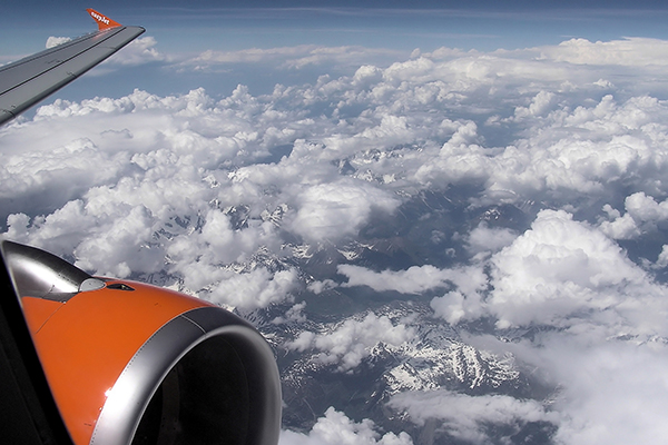 plane-From a high angle