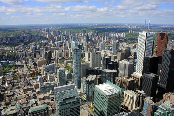 toronto-From a high angle