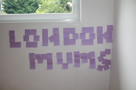 post-it notes london mums editorial ideas