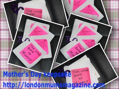 Mother's Day keepsake post it notes FAN