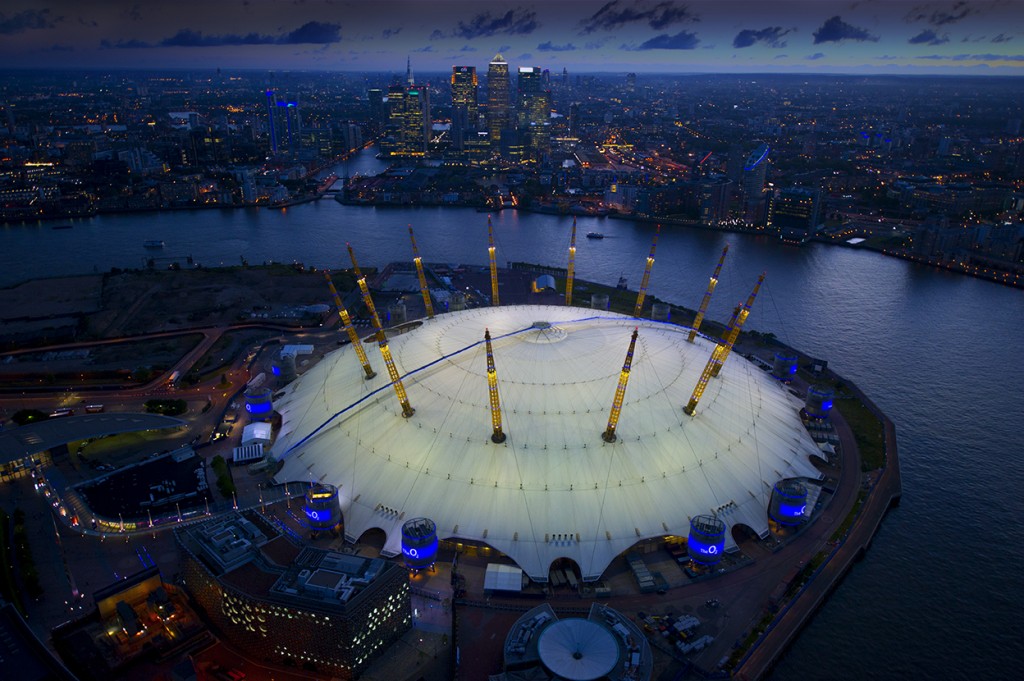 3 Up at the O2 Evening RGB S