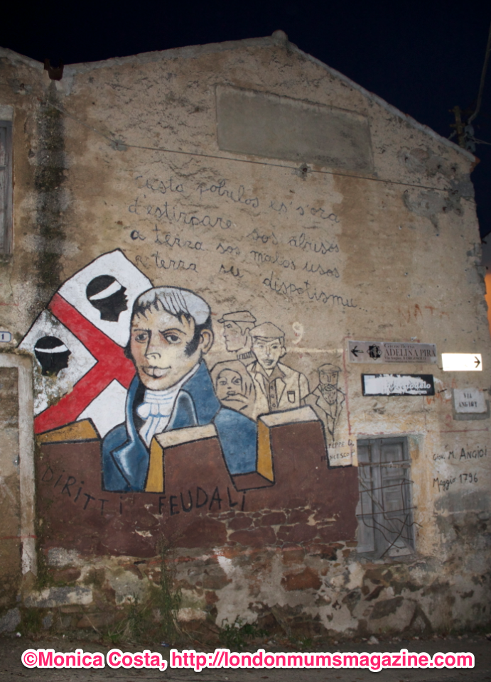 Orgosolo murales Sardinia travel with kids London Mums magazine 2