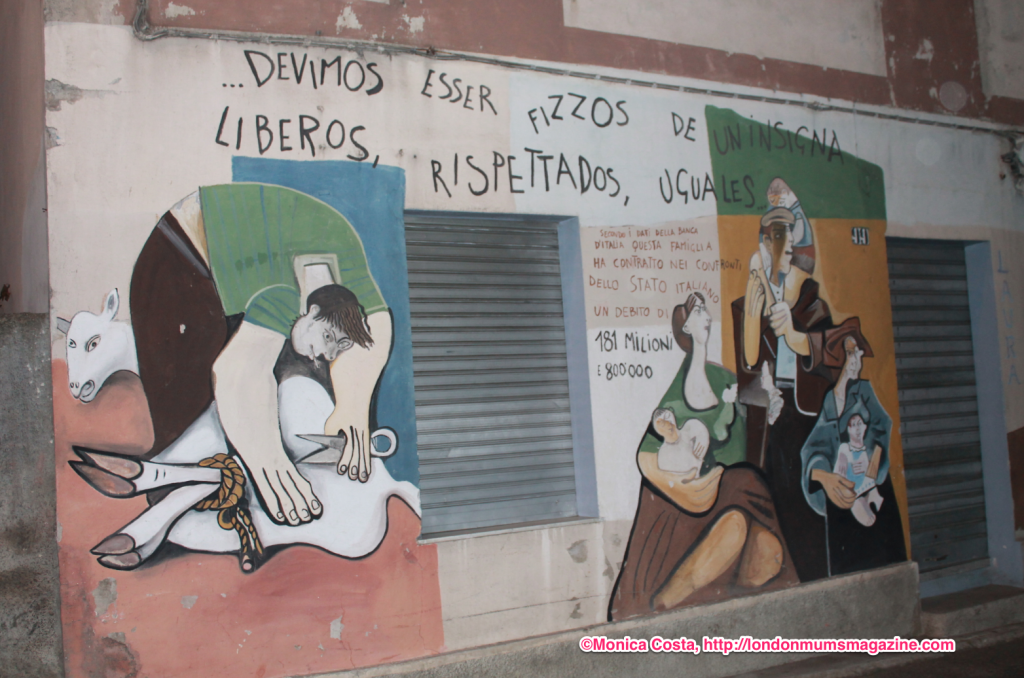 Orgosolo murales Sardinia travel with kids London Mums magazine 46