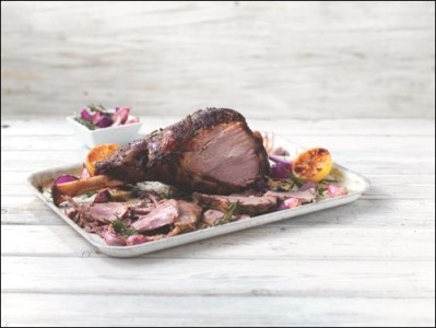 Slow Cooked Leg of Lamb 