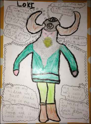 Viking costume loki