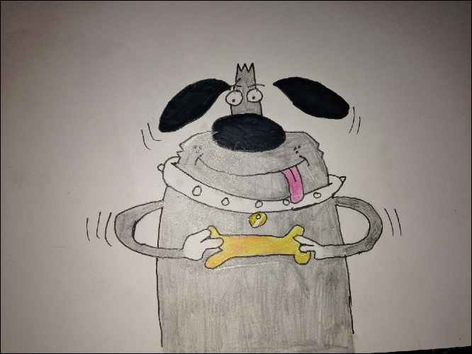 diego dog drawing