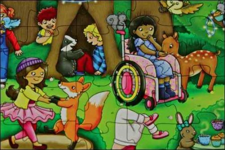 PG20-21 TOY TRENDS Disability in toys images Orchard toys child in wheelchair puzzle IMG_3698_2