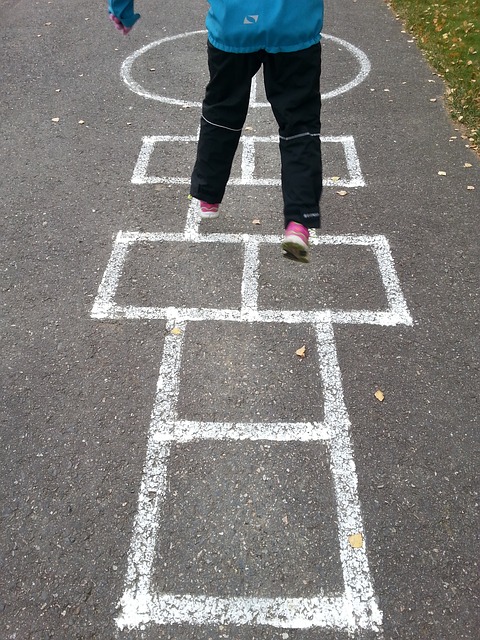 DIY Games jump hopscotch