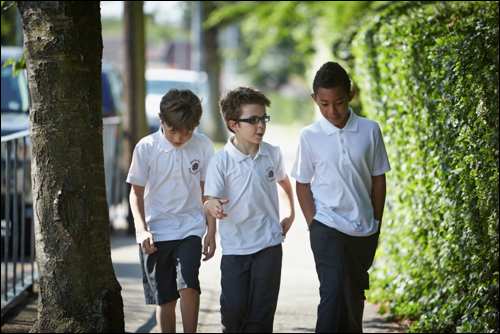 Walk to School Week boys uniform london