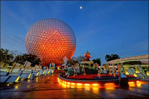 travel with kids epcot disney mickey mouse