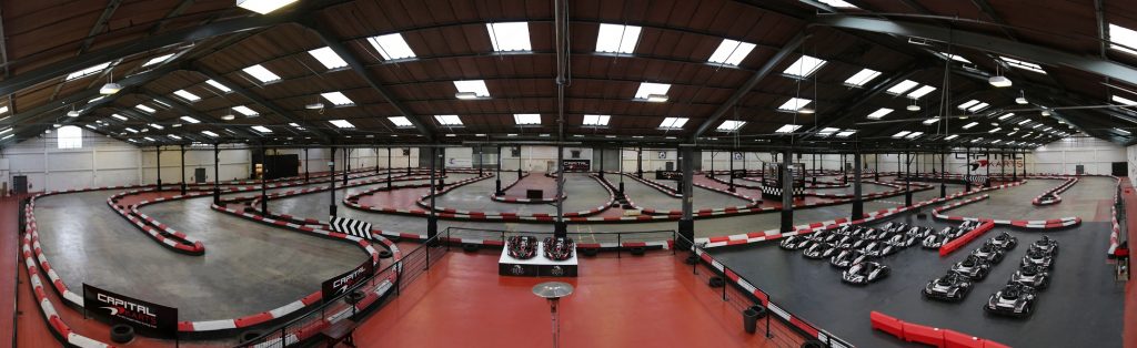 Spectator Panoramic capital karts london go karting