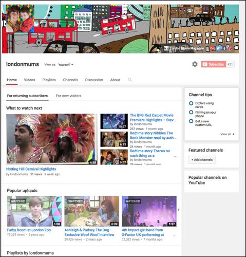 london-mums-youtube-channel
