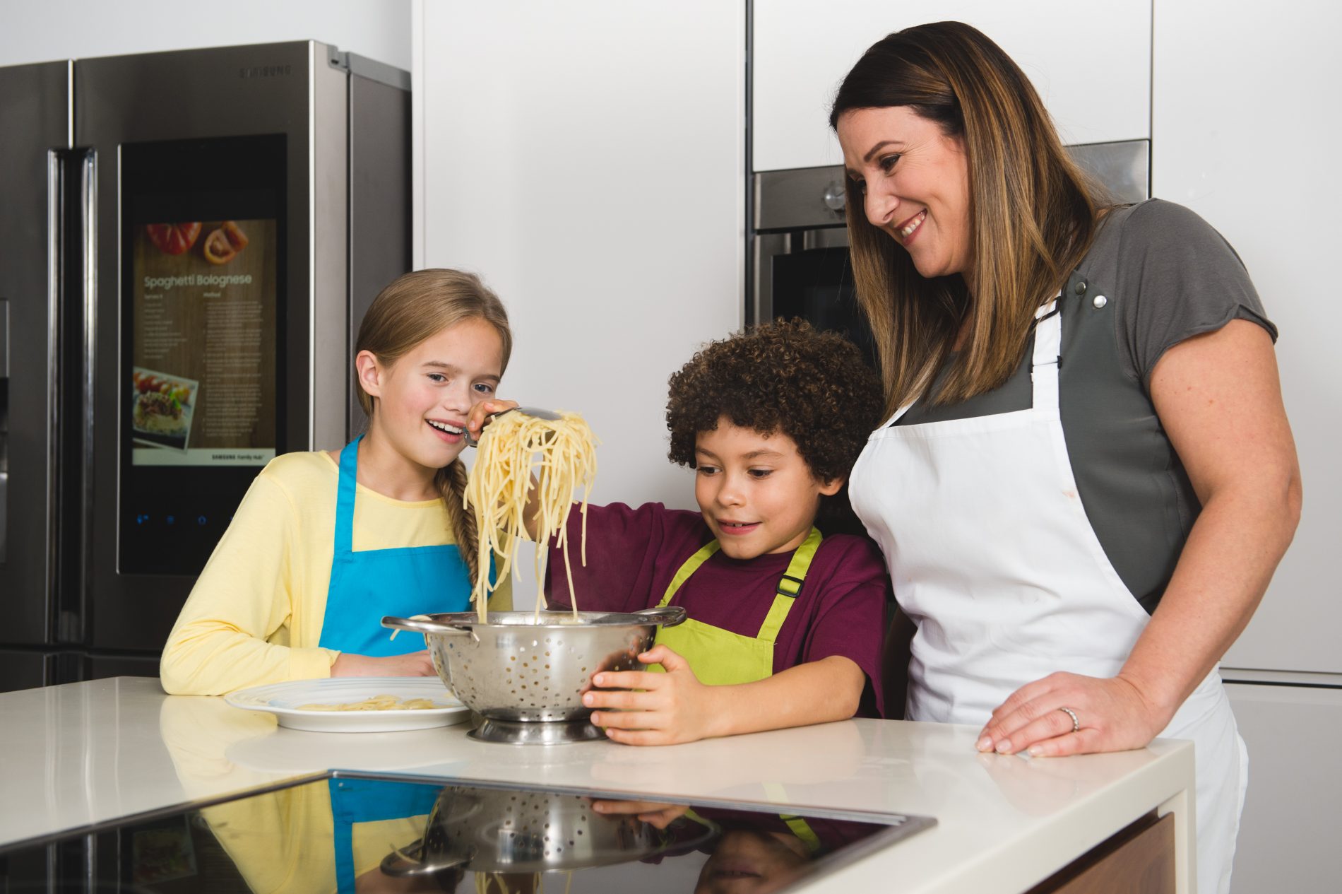 family cooking