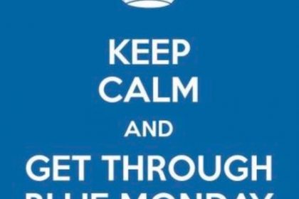 blue monday poster