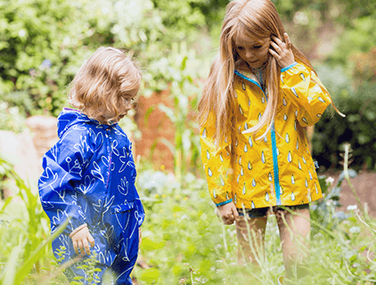 eco baby children in green sustainable parenting 