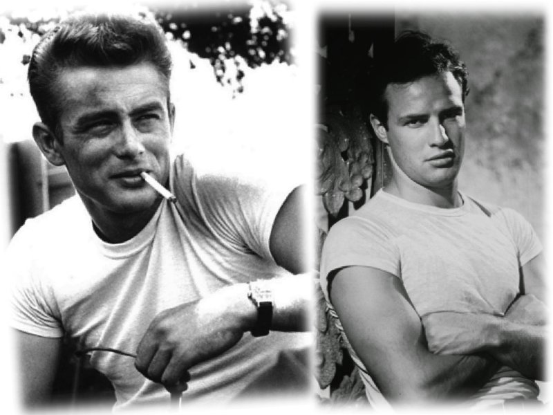 T-Shirt Marlon Brando and James Dean