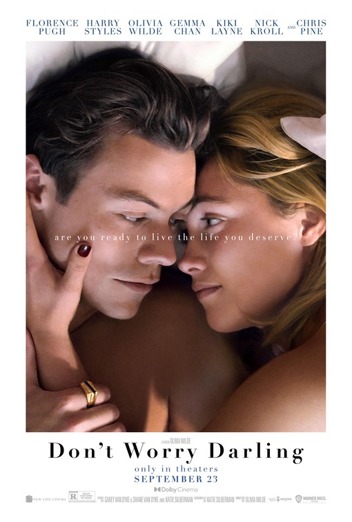 Harry Styles and Florence Pugh in bed together posing for mums magazine 