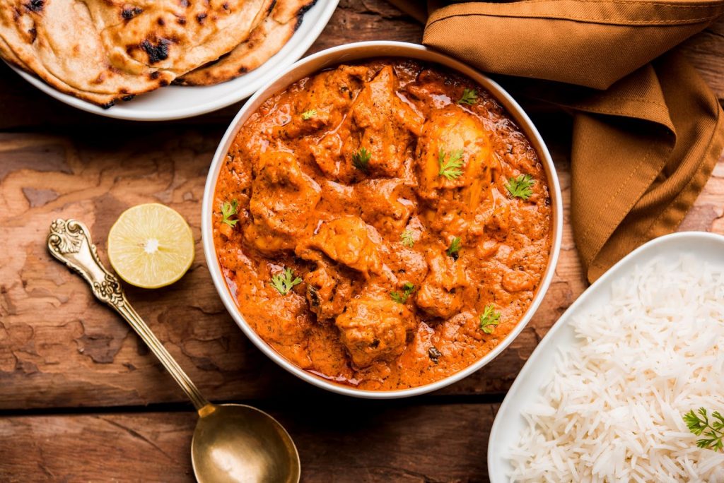 Makhani Curry Dishes Indian Food