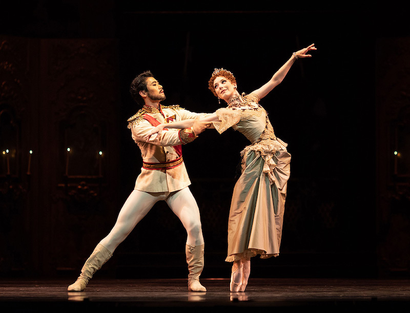 Ryoichi Hirano and Sarah Lamb in Mayerling. © Helen Maybanks, courtesy the Royal Opera House