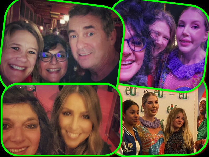 celebrities attending elf the musical premiere red carpet