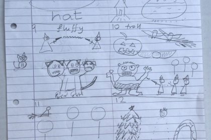DIY Harry Potter picture book Potted for 4-year-olds drawings