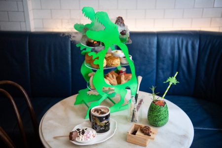 Jurassic kids afternoon tea at The Ampersand Hotel south kensington