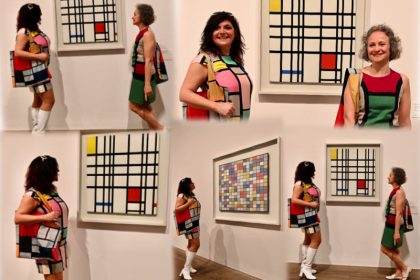 Mondrian dress Tate Modern collage