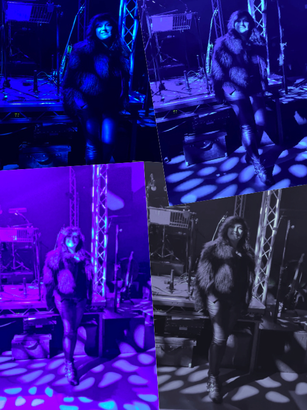 Monica Costa collage Acid Jazz Gig at The Forge