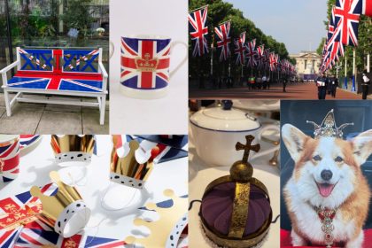 coronation union jack collage