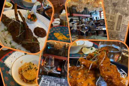 Colonel saab indian cuisine collage