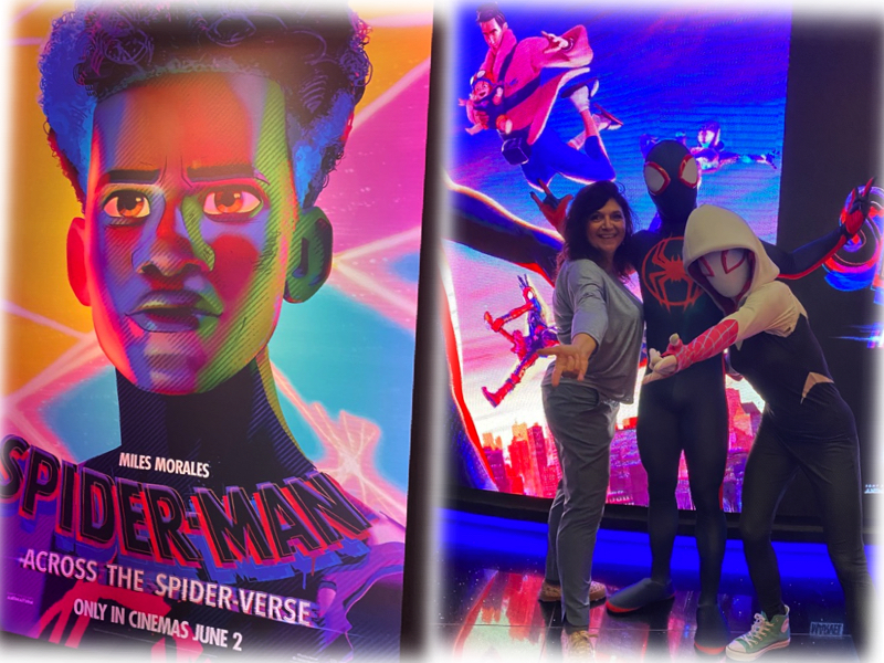 Spider-Man- Across the Spider-verse london mums magazine collage