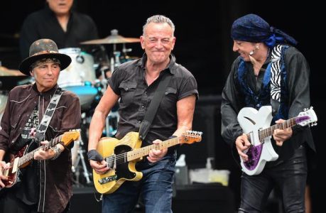Nils Lofgren, Bruce Springsteen and Steven Van Zandt of the E Street Band perform on stage on Day 9 of American Express Presents BST Hyde Park on July 8, 2023 in London, United, Kingdom. (Photo by Dave Hogan/Hogan Media/Shutterstock)