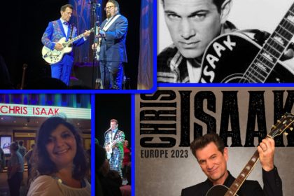 Chris Isaak gig at the Hammersmith Apollo London Mums magazine collage