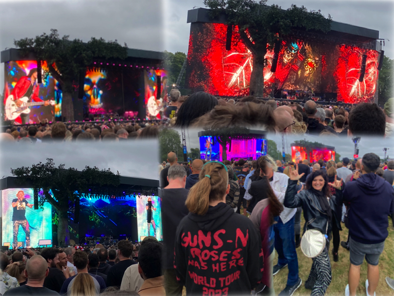 Guns N' Roses, the legendary US rock band, graced the stage at BST Hyde Park on June 30, 2023