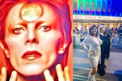 Ziggy Stardust Global Premiere at Hammersmith Apollo london mums magazine collage