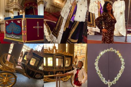 Buckingham Palace with kids - Coronation display review: Coronation Robes, Coach and State Rooms