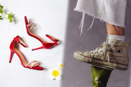 old shoes collage