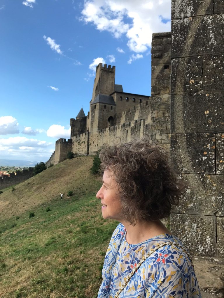 Carcassonne in Occitanie, South-Eastern France,