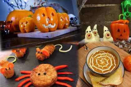 Halloween recipes collage