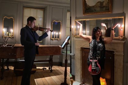 A musical journey through time at Handel Hendrix House after dark  - canaletto painting