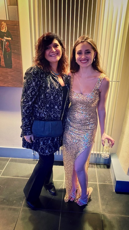 ESTHER ABRAMI with Monica Costa 