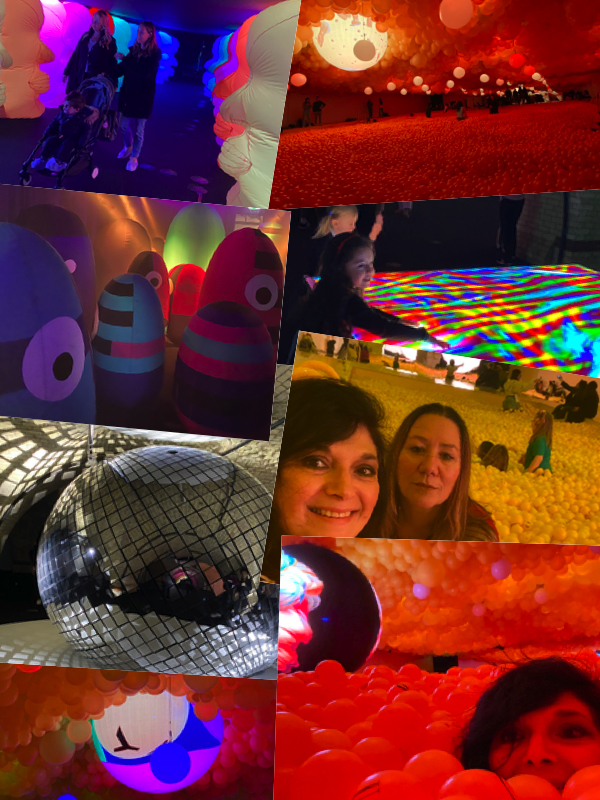 emotion air balloon museum collage