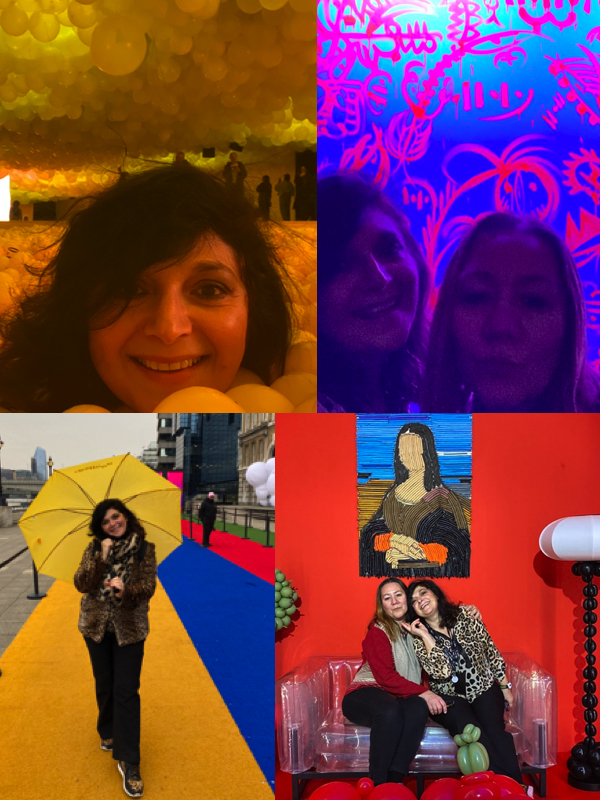 emotion air balloon museum collage