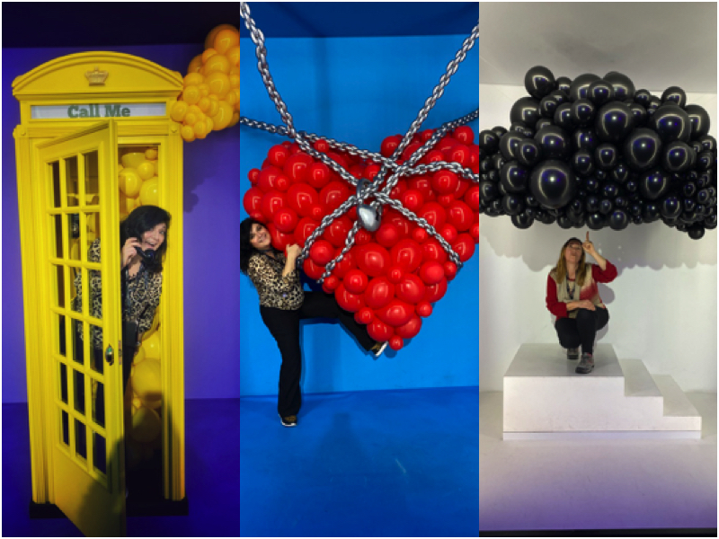 emotion air balloon museum collage