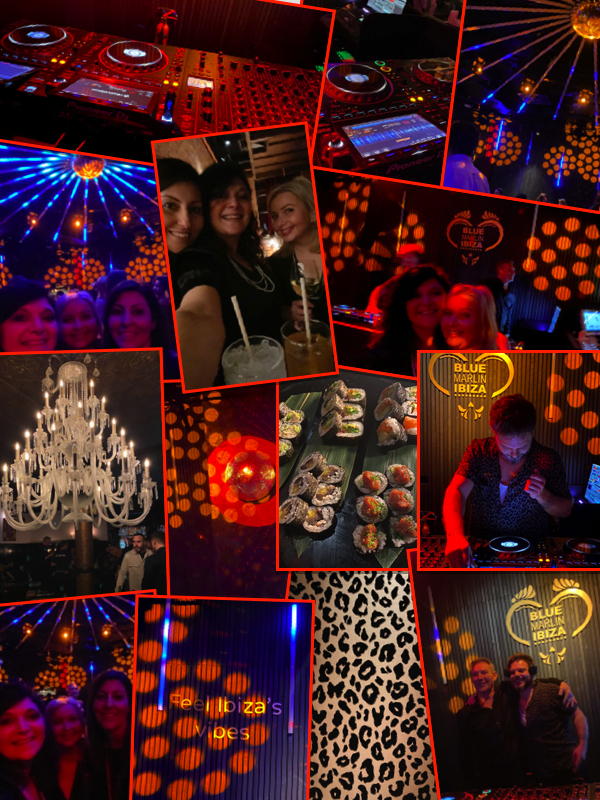 blue marlin ibiza london mums party collage
